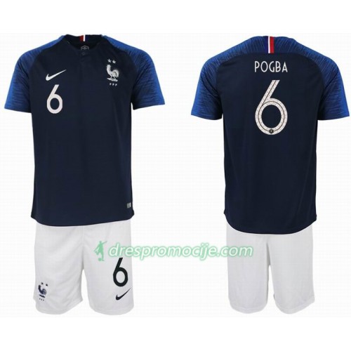 Francuska Dres POGBA 6 2 star Dječji Domaći Svjetsko prvenstvo 2018 Francuska Dres POGBA 6 2 star Dječji Domaći Svjetsko prvenstvo 2018